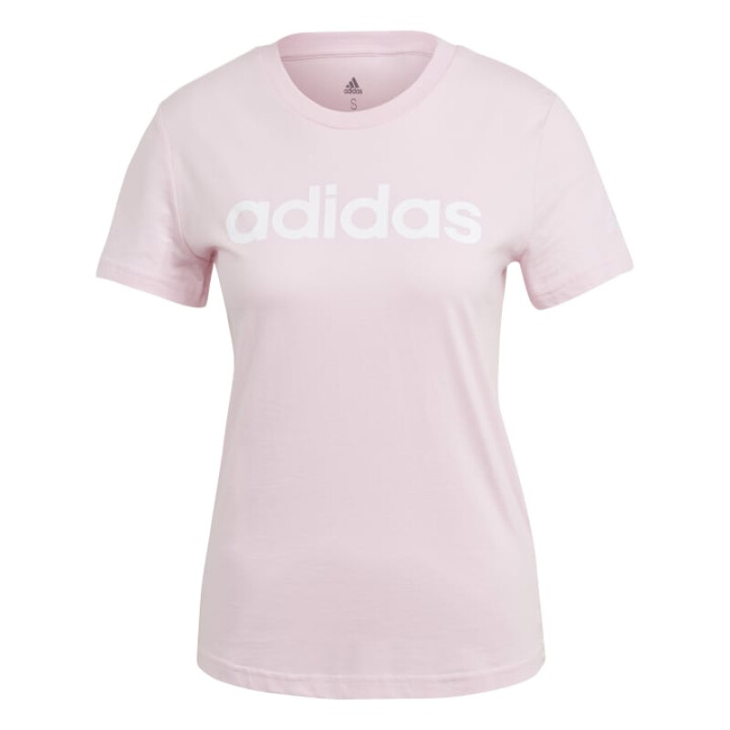 Remera Training - Adidas - ADIDAS W LIN T de Mujer - GL0771 Rosado
