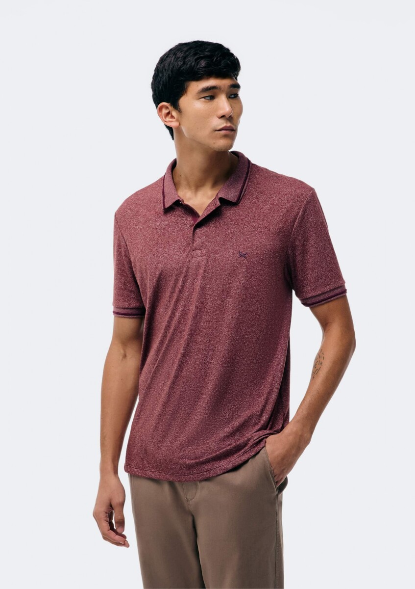 CAMISA POLO MM MASC - VERMELHO ESCURO 