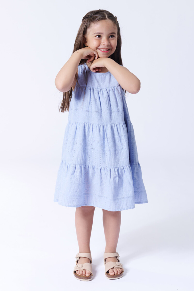Vestido broderie Celeste