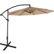 Sombrilla Banana Exterior Para Jardín Con Patas De Hierro Beige