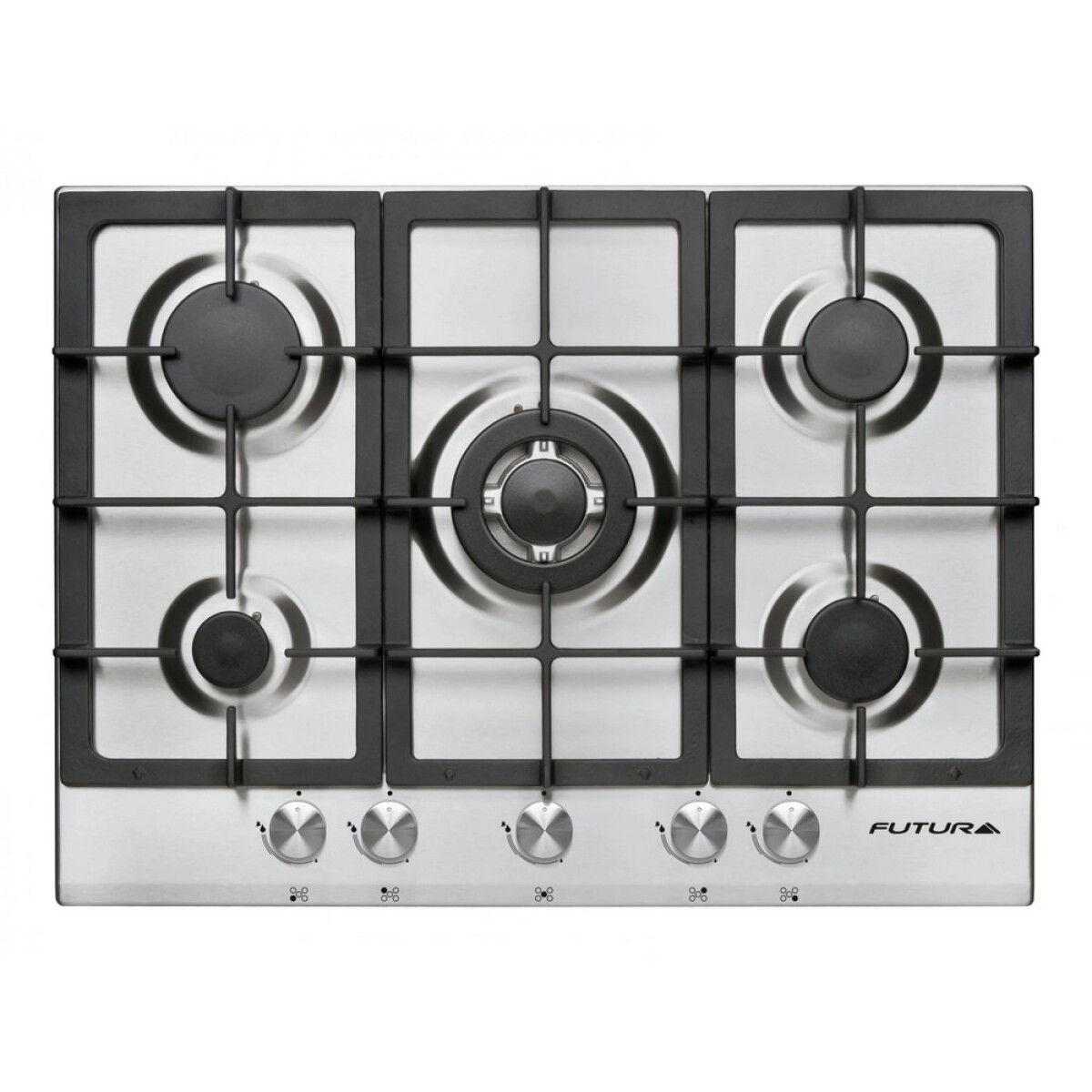 Anafe a Gas Inox 5 Quemadores 