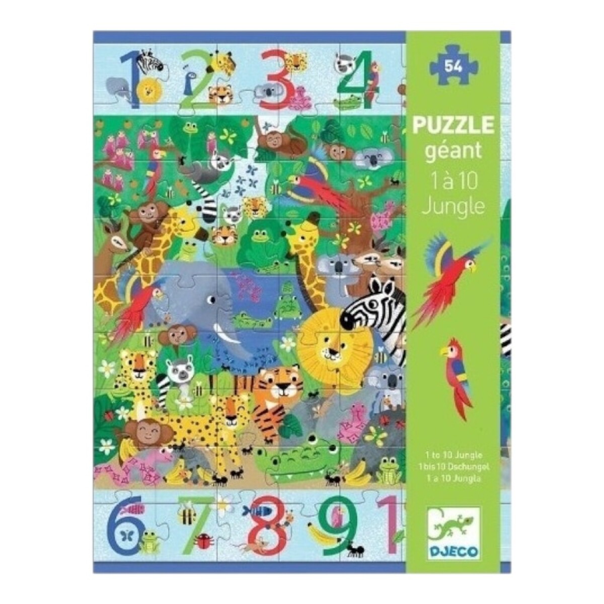 Puzzle Gigante Jungla 54 Piezas Djeco 