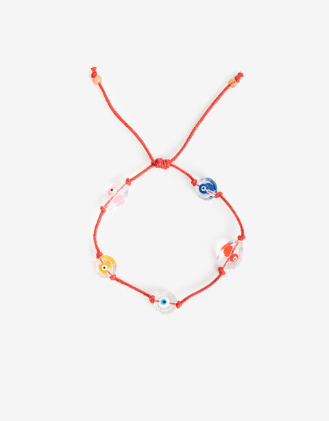 Pulseras Flexibles Cordón Pulsera Flexible Ojitos - Combinacion Multicolor