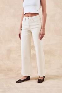 Jean Wide Leg Crudo Crudo