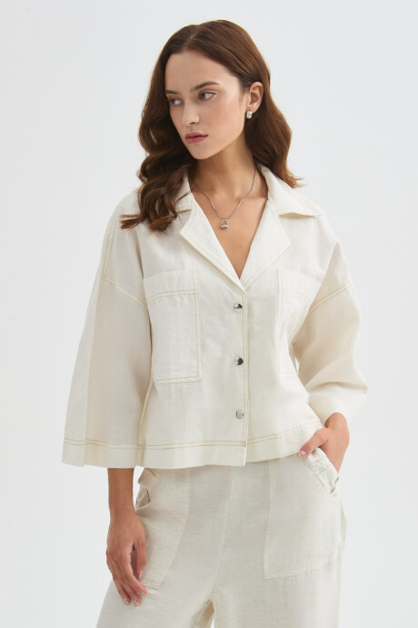 Sobrecamisa Brelin Marfil / Off White