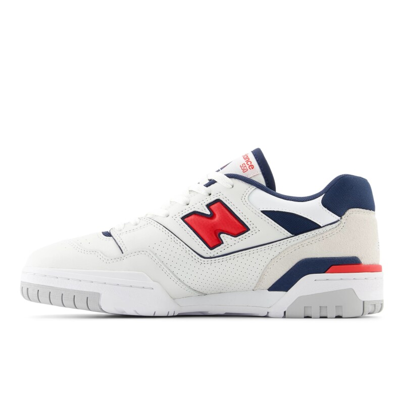 Championes New Balance Unisex - 550 - BB550ESD WHITE/RED