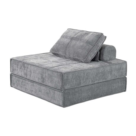 SOFÁ CAMA 1 CUERPO ESPUMA GRIS BRUMA