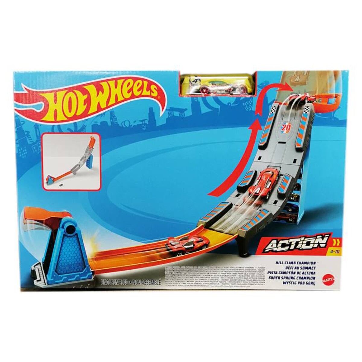 Pista Hot Wheels Acrobacia Loop Star - Mattel - nivalmix