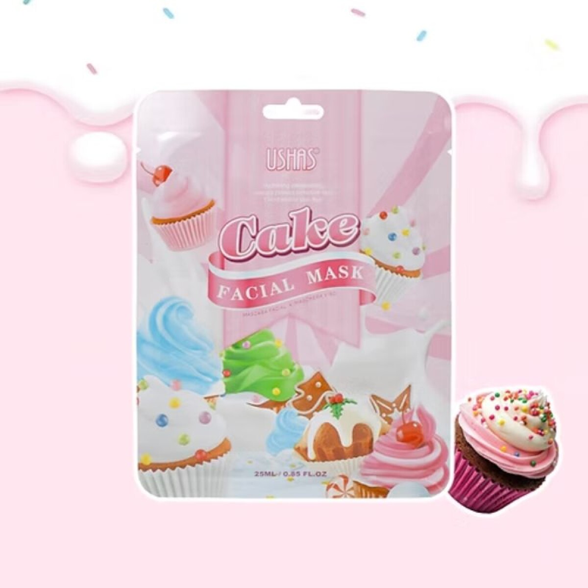 Ushas - Mascara Facial Cake 