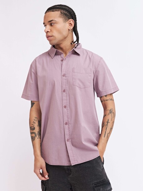 CAMISA SOLID VIOLETA
