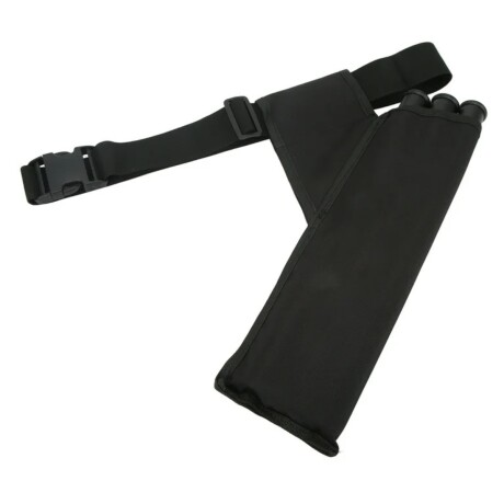Funda carcaj de cintura para flechas Negro