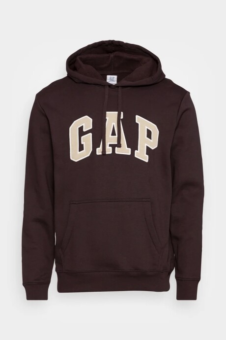 Canguro Logo Gap Con Felpa Hombre Turkish Coffee