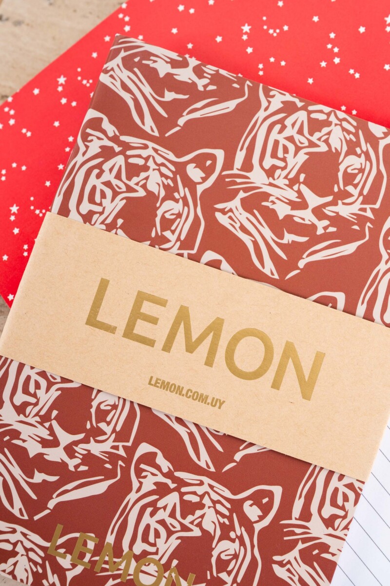 Notebook Print Tigres Ocre