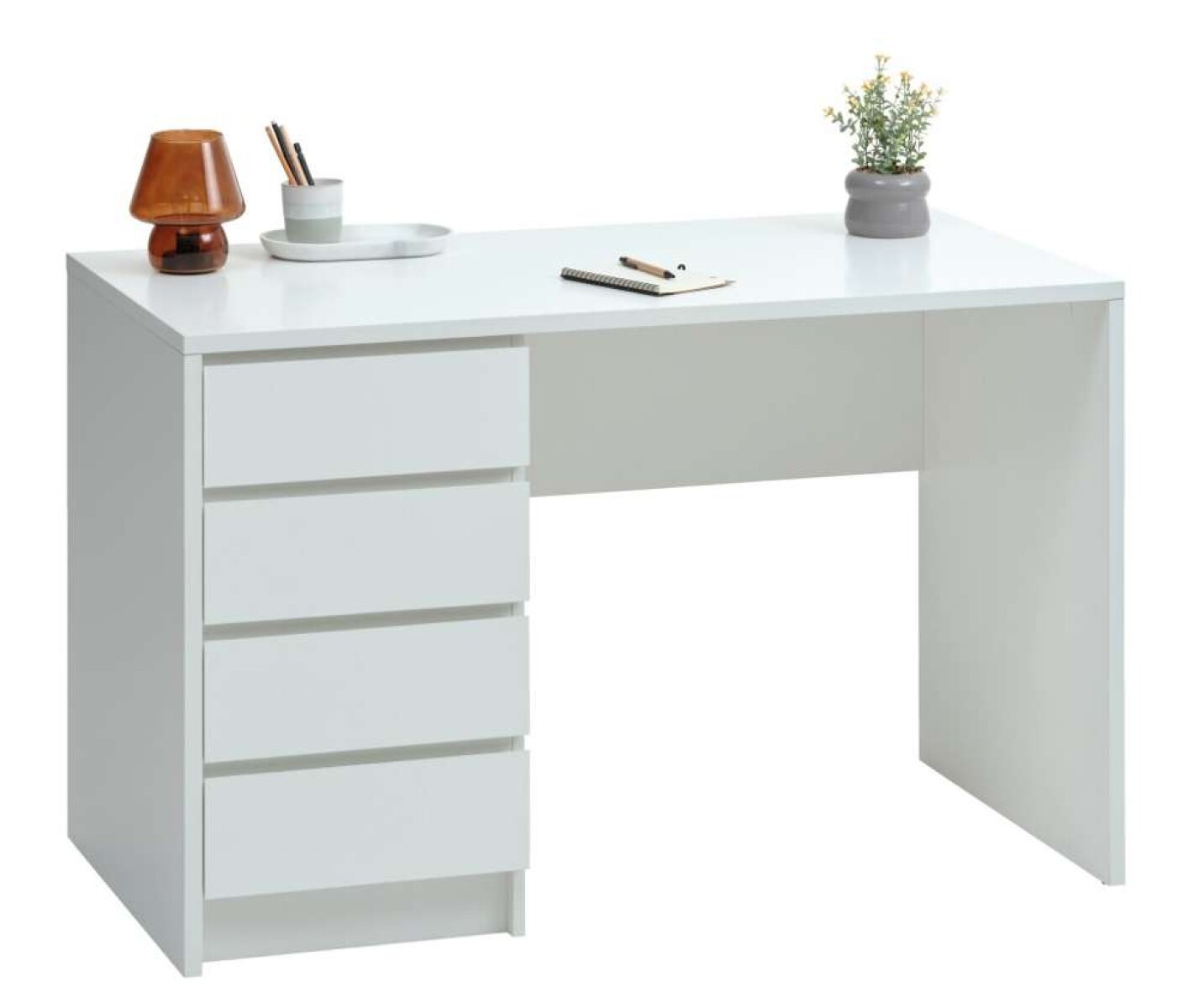 Escritorio Limfjorden 60X120 4 Cajones - Blanco 