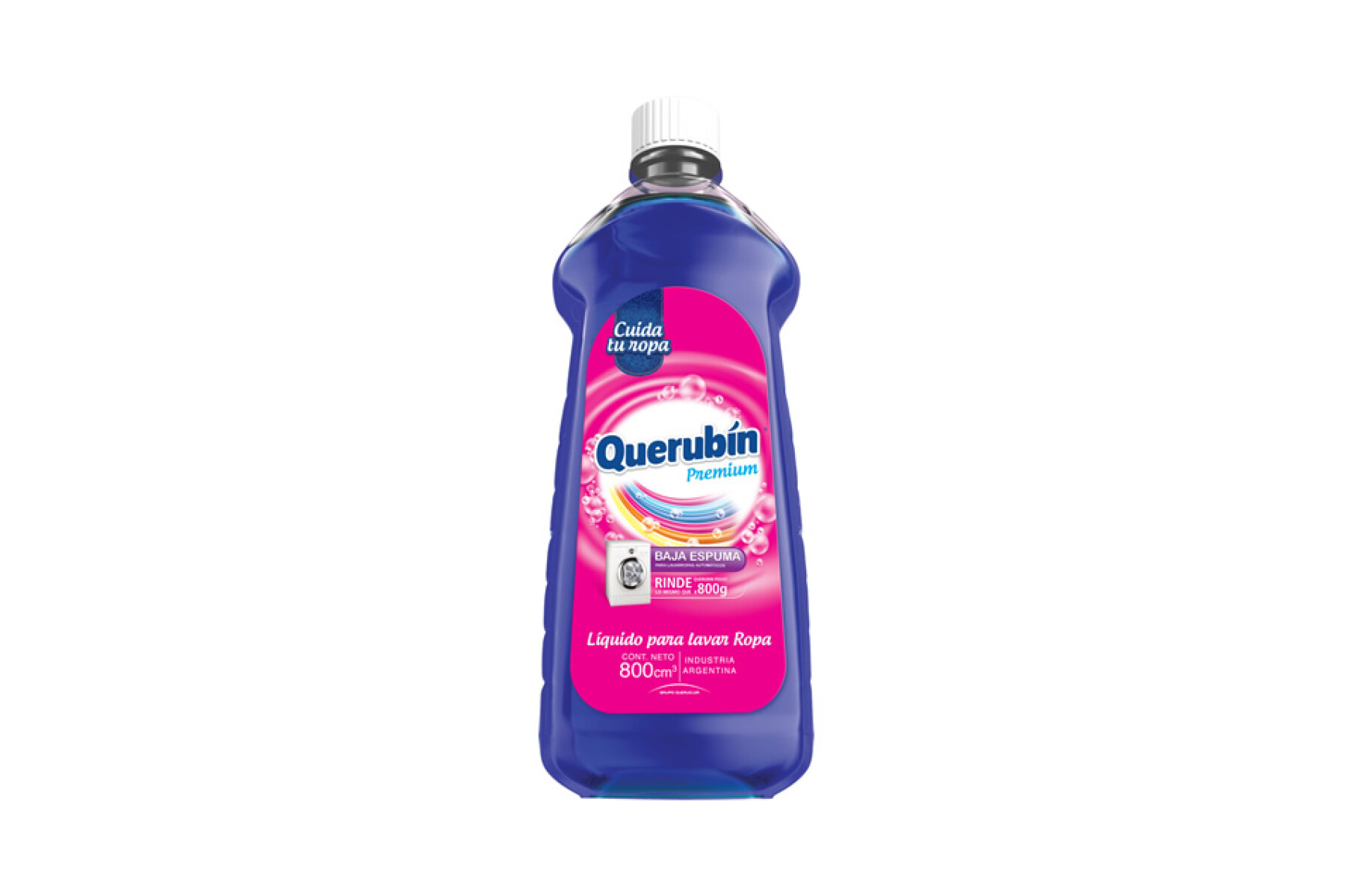 Querubín jabón liquido para lavar ropa botella 800 ml 