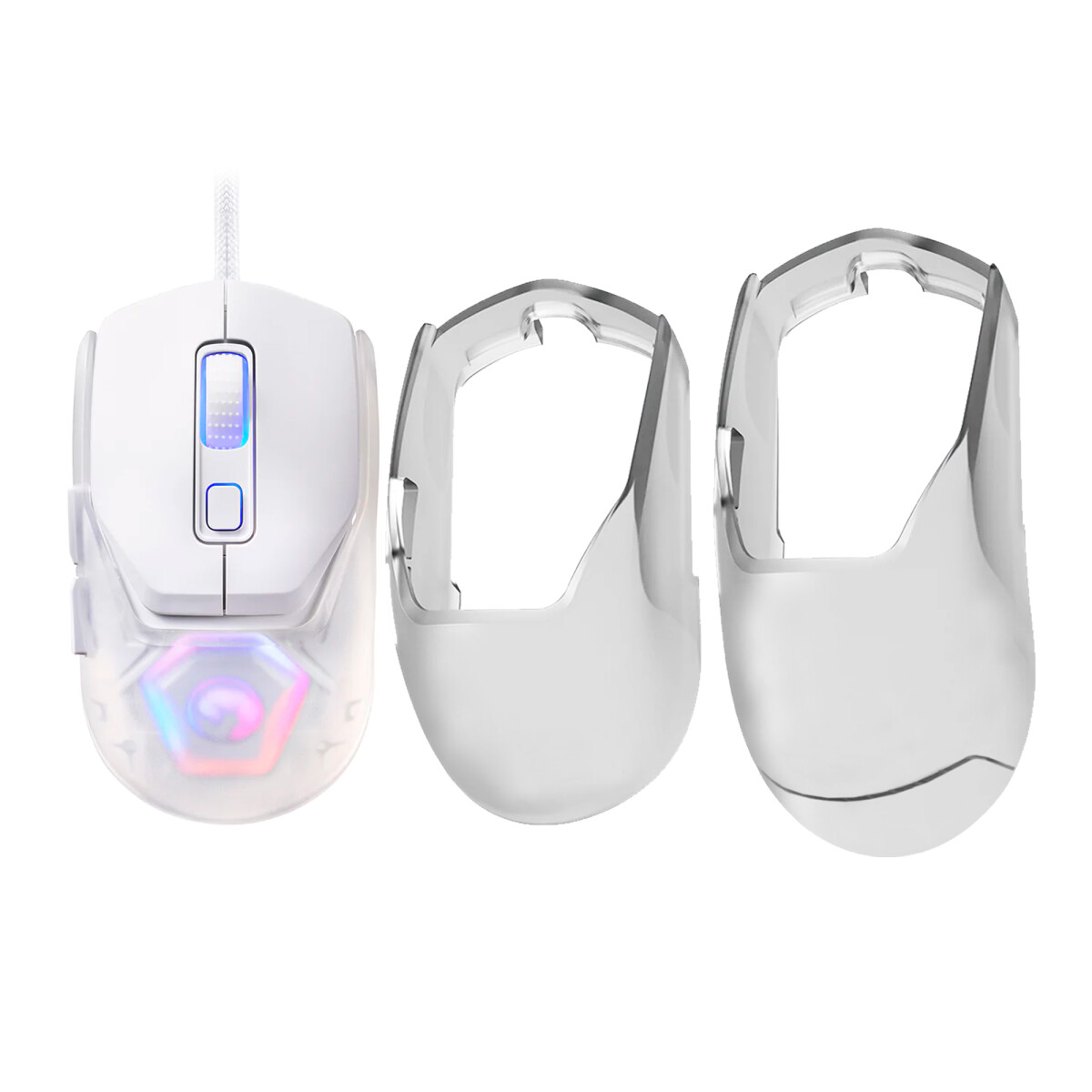 Mouse Gaming Marvo 12000dpi RGB Puños Intercambiables 