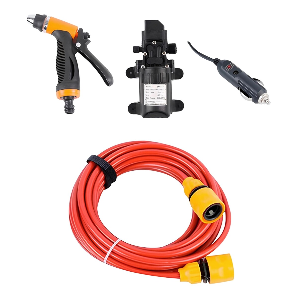 Hidrolavadora De Coche 12v C/accesorios 