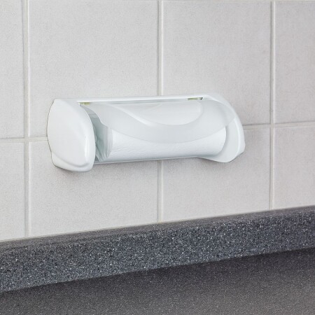 PORTA TOALLA PAPEL AQUA Blanco