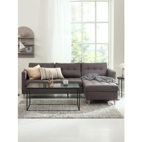 Sofa Falslev Chaise Longue Tela Gris