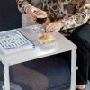Mesa de arrime para sillón o cama Blanco
