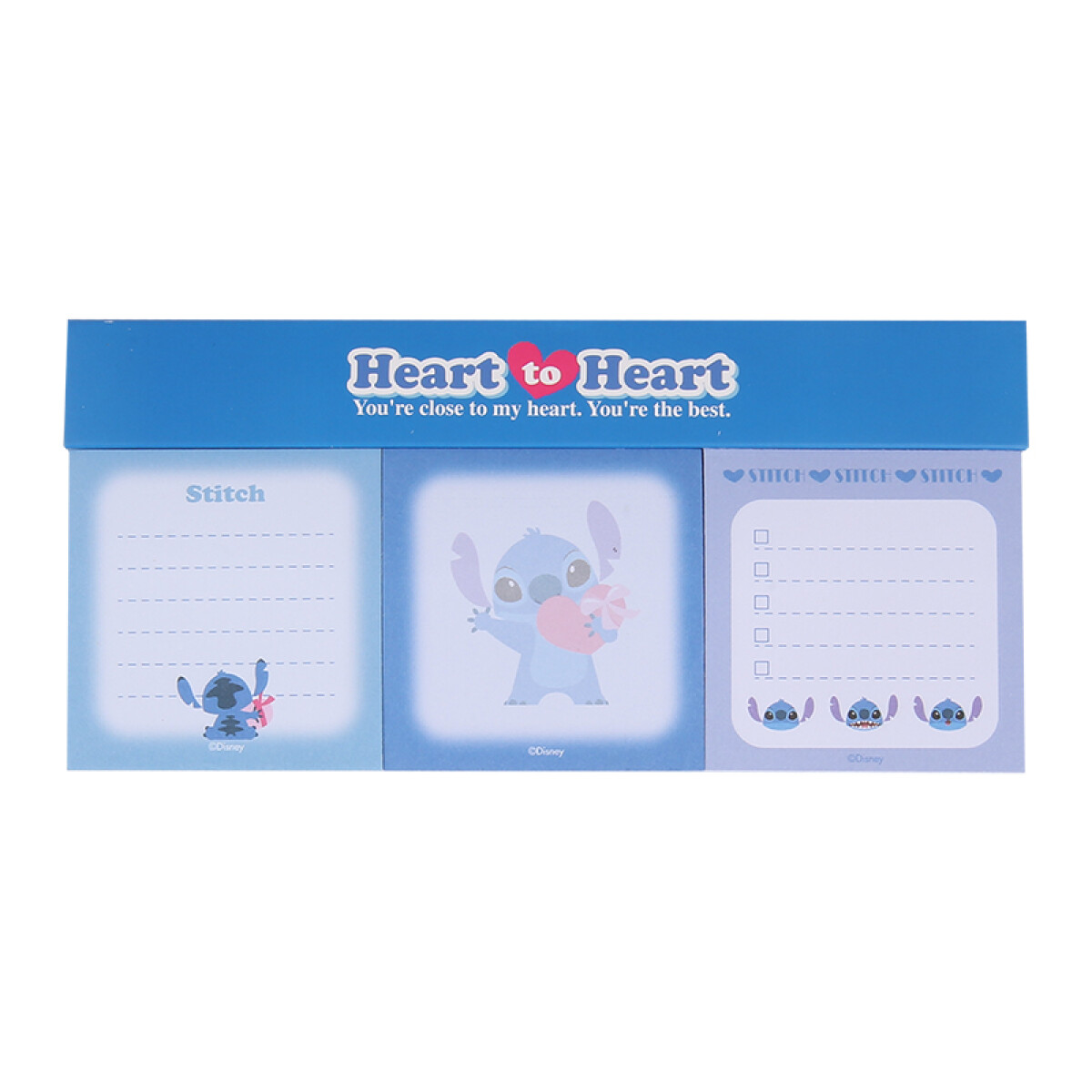 Ser notas Stitch 3pcs 