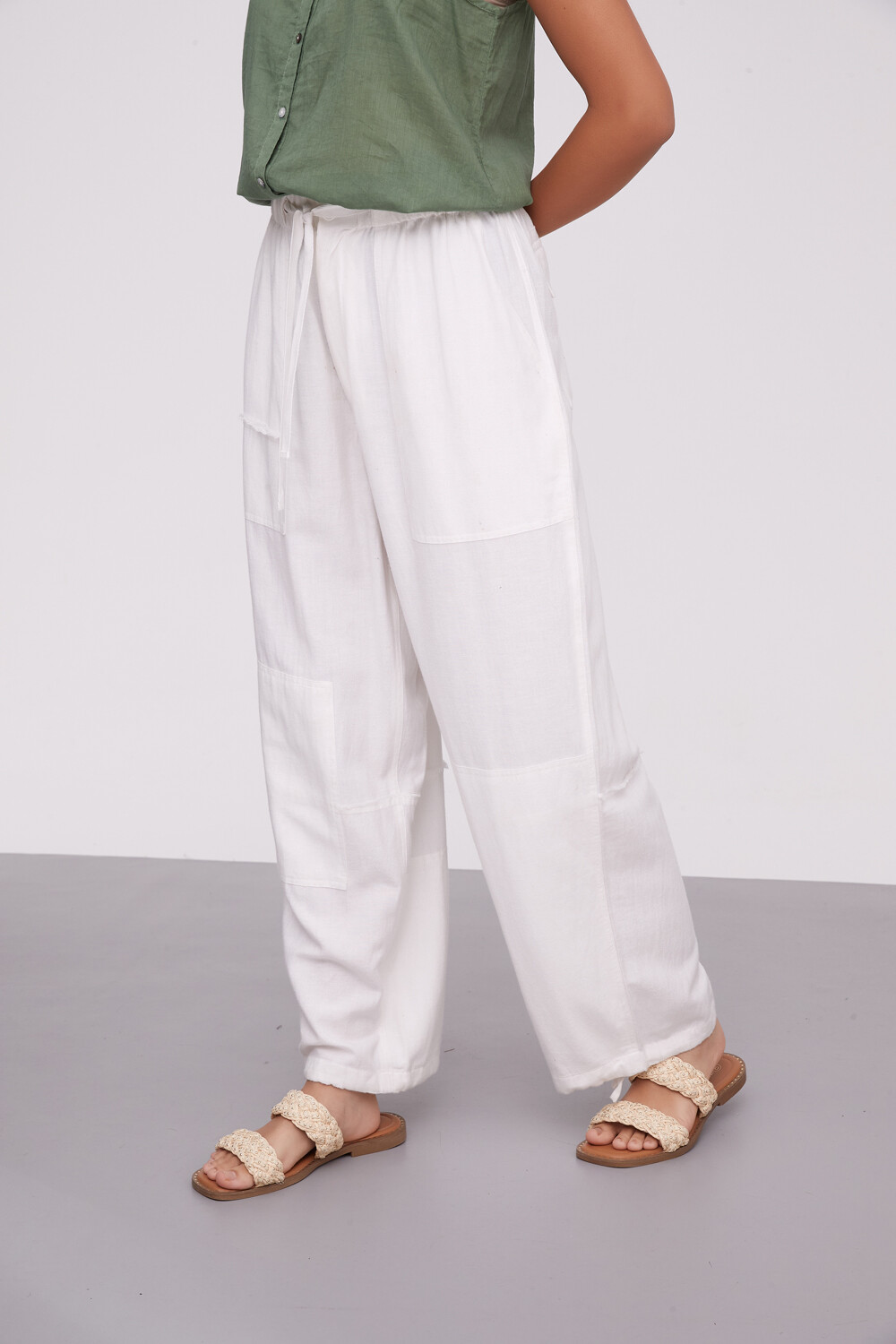 Pantalon Greko Blanco