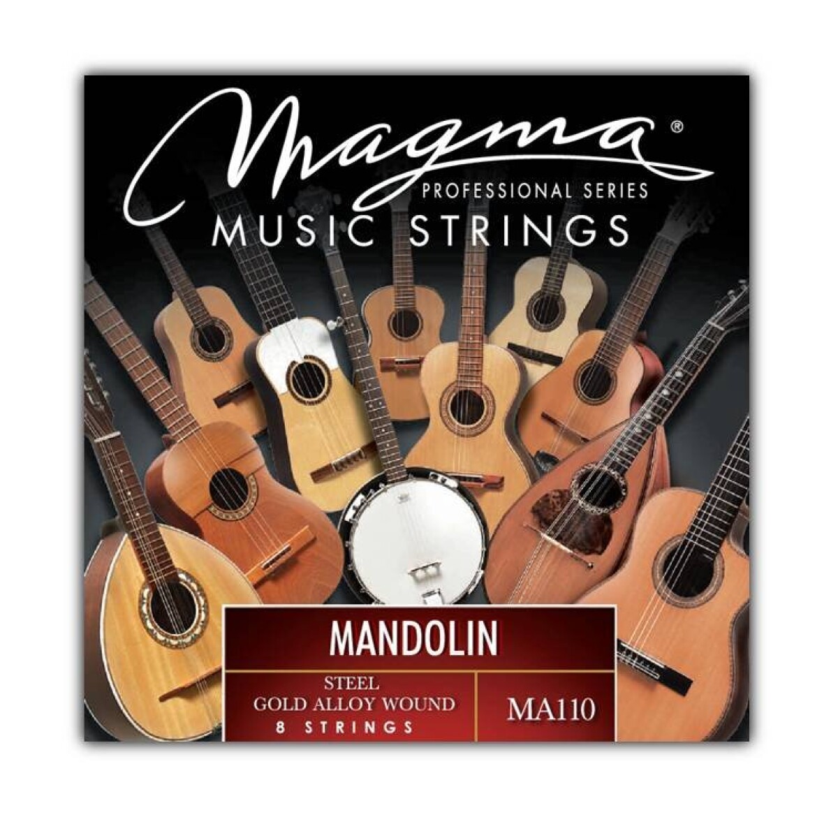 Encordado Magma MANDOLIN S/Gold Alloy Wound 8C MA110 