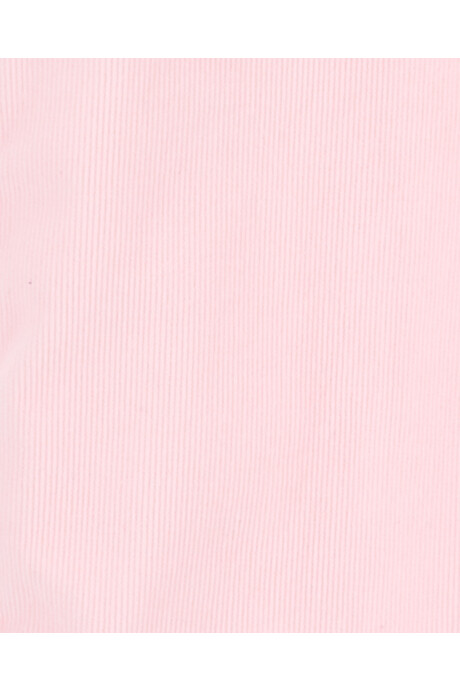 Enterito de pana, clásico, rosado Sin color