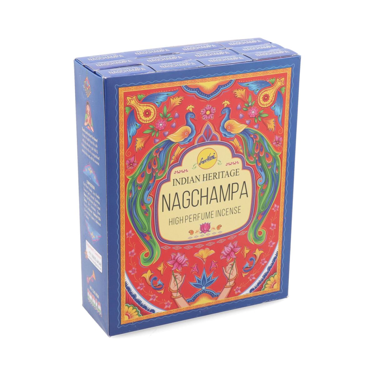 VARITAS SREE VANI CAJA DE MASALA HERITAGE 15GR X12 - Nag Champa 