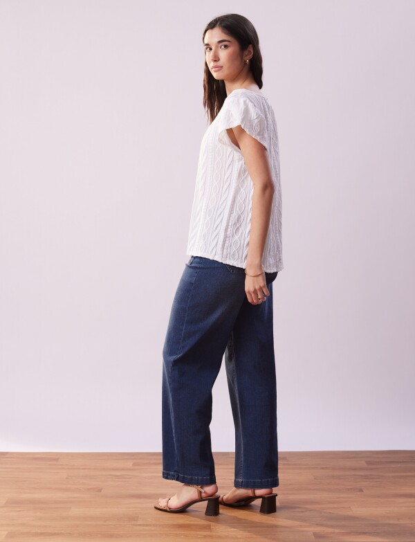Blusa Labrada CRUDO