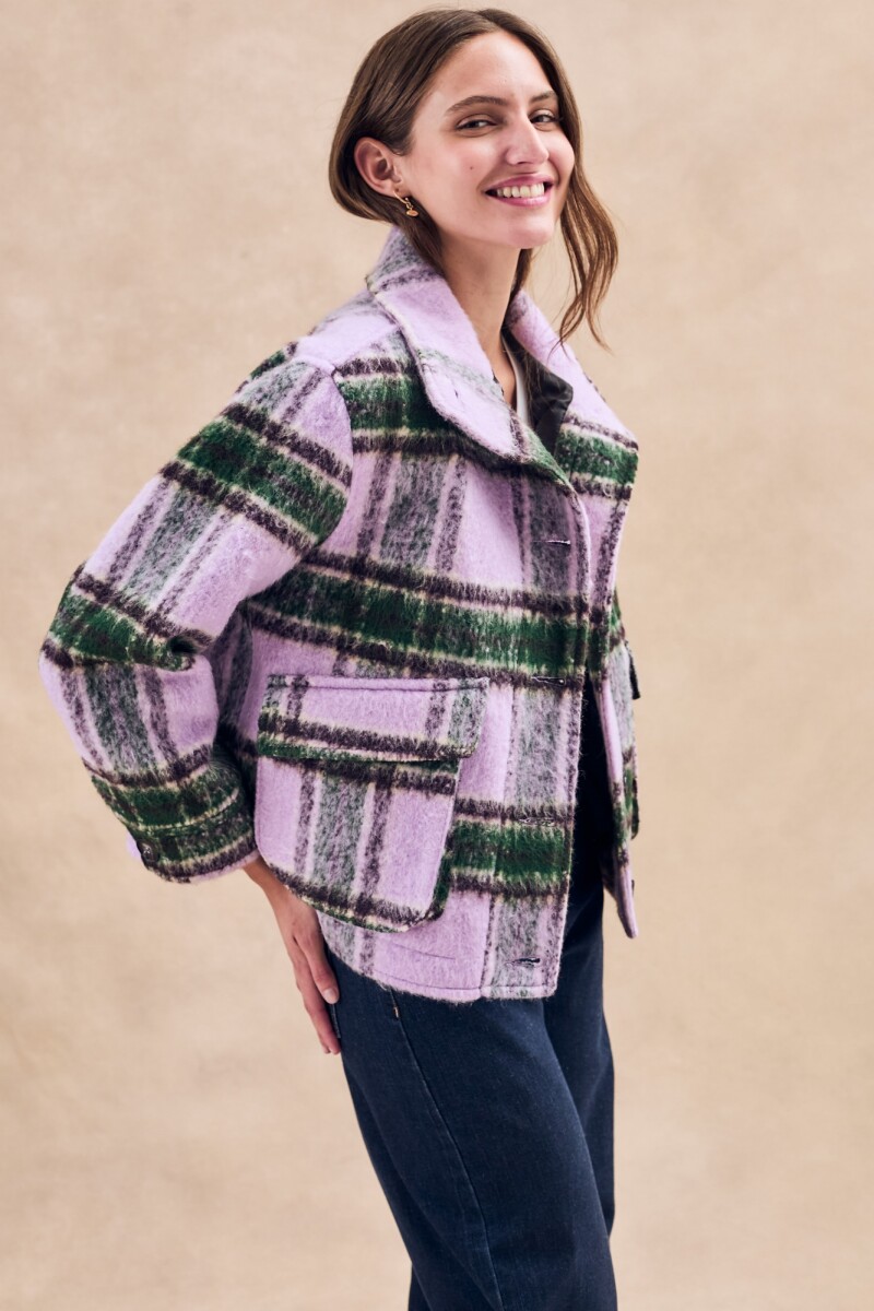 Tapado Cuadros Lana Multi