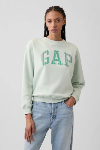 Buzo Deportivo Logo Gap Mujer Chic Mint
