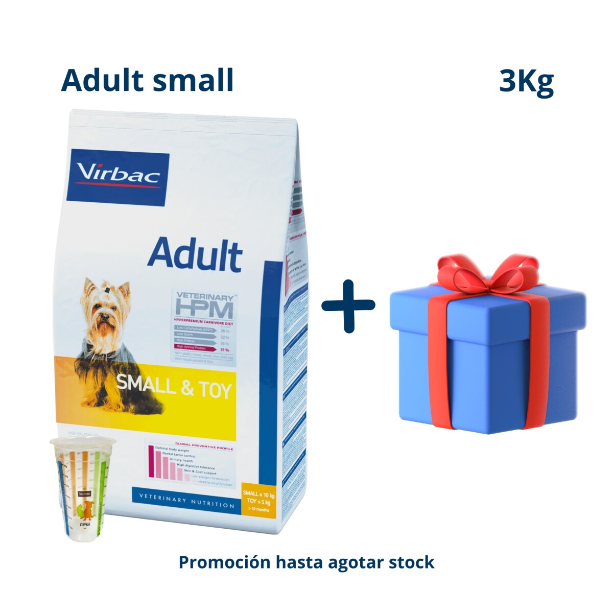 Hpm Adulto Perro Pequeño & Mini 3kg 
