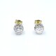 Caravanas Antiguas En Oro 18K Y Brillantes Caravanas Antiguas En Oro 18K Y Brillantes