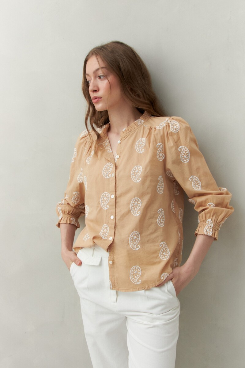CAMISA ARABESCO - Caramelo 