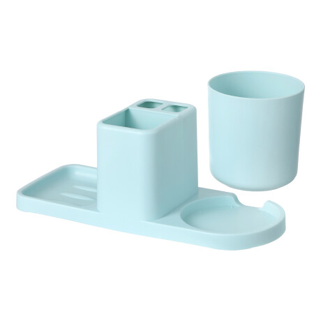 Porta cepillo dental celeste