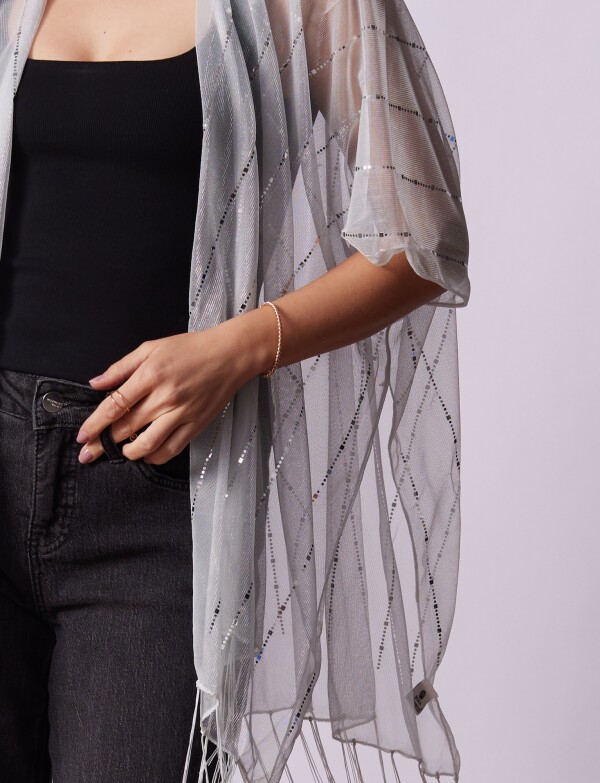 Kimono Night PLATEADO