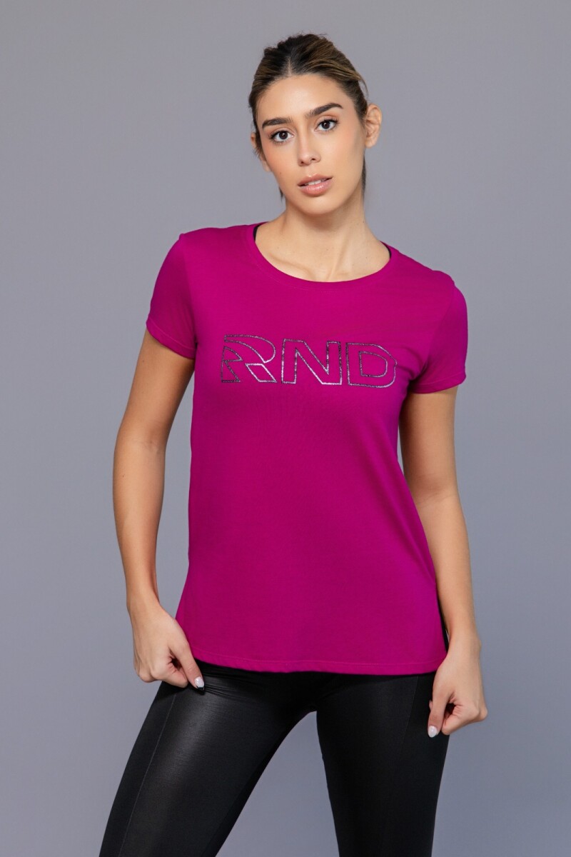 Remera de Algodón. FUCSIA