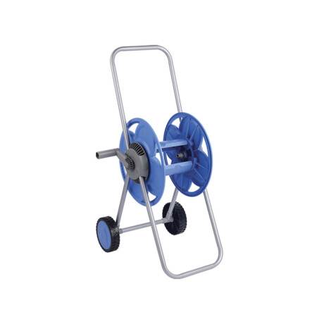 Carrito Plastico Para Manguera De 1/2'' Hasta 60m AM5012 Ami AZUL