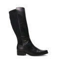 Botas de Mujer Bottero Caña Alta de Cuero Negro