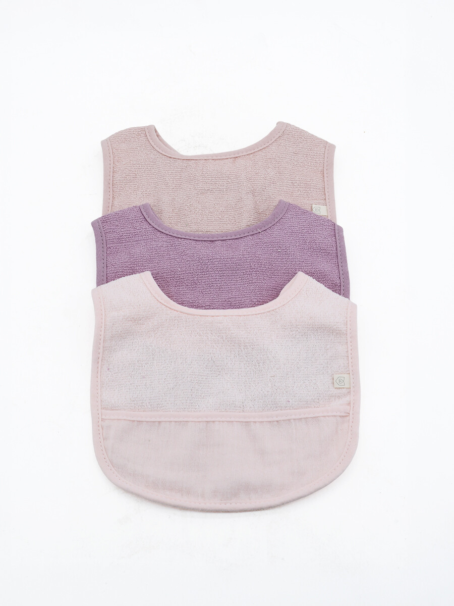 BABERO PACK X 3 - LILA 