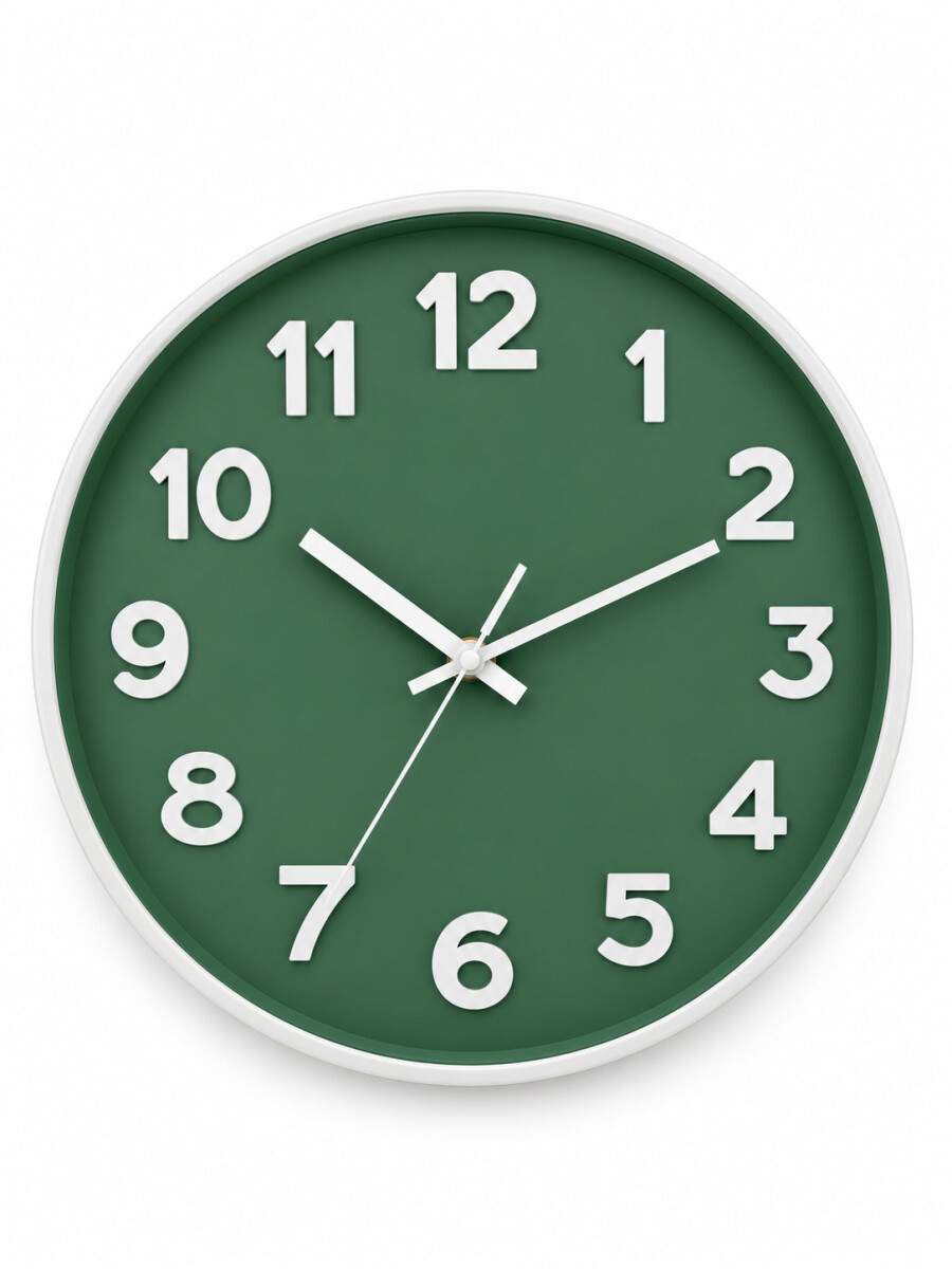 RELOJ DE PARED - VERDE 