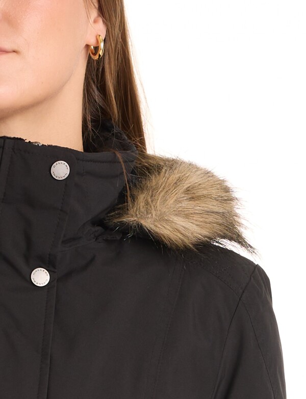 Gabardina Impermeable & Forro Termico NEGRO