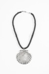 Collar cord dije mar plateado