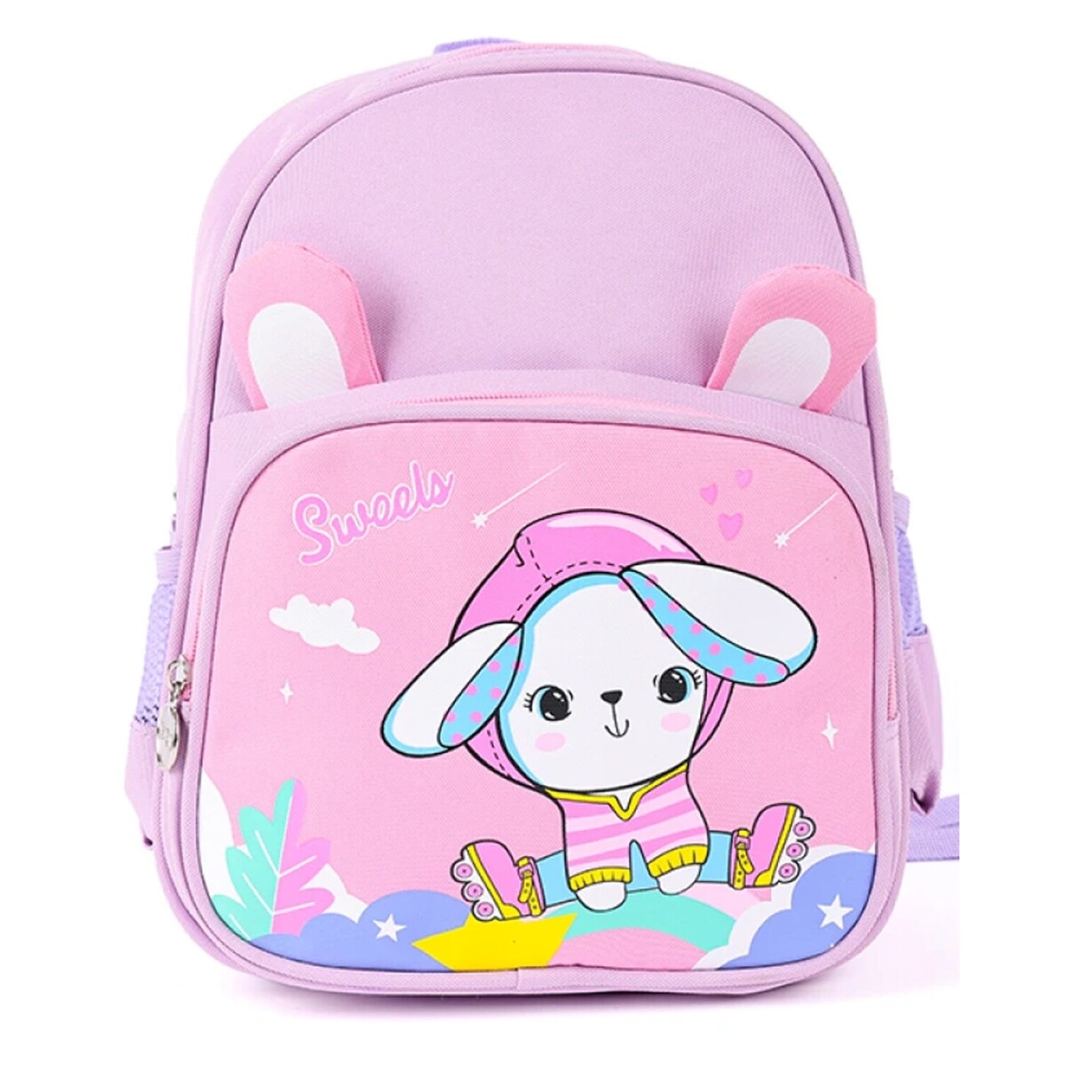 Mochila infantil Canva Fontana en nylon - Rosada 