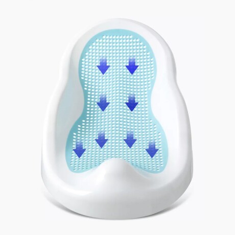 Soporte Antideslizante de Bañera Silla Cama de Ducha p/ Bebé Gris