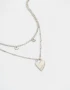 Collares Cortos Bañada en Plata Collar Multicadena Bañado En Plata - Plateado