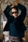 Extra Warm Coat Negro