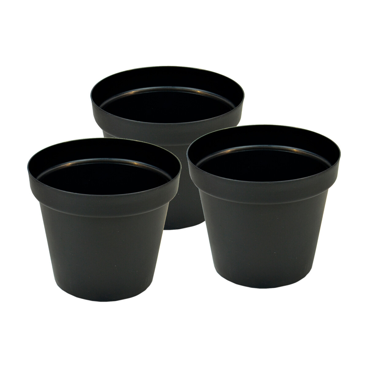 Set x3 Maceta 3 lts - NEGRO 