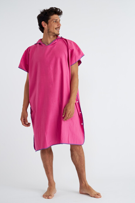 Poncho unisex Rosa